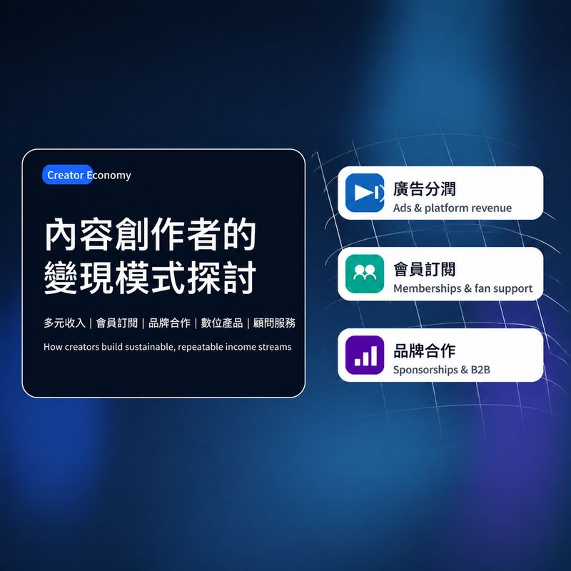 內容創作者的變現模式探討